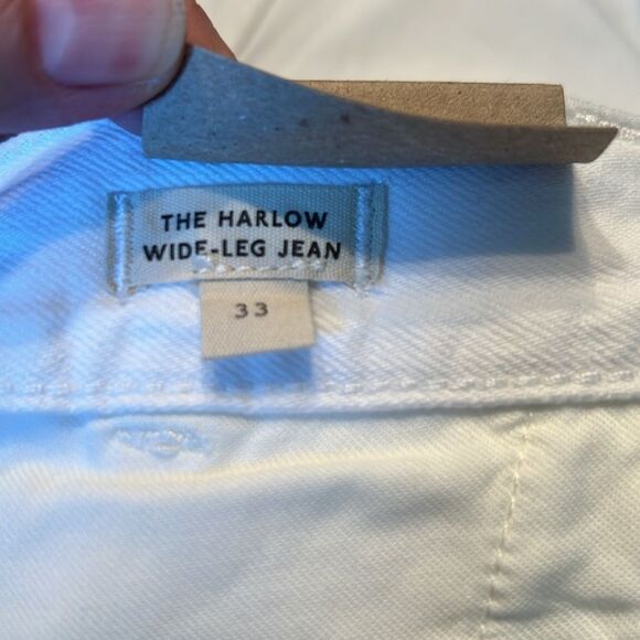 NWT Madewell The Harlow Wide-Leg Jean White 33 - Picture 7 of 8